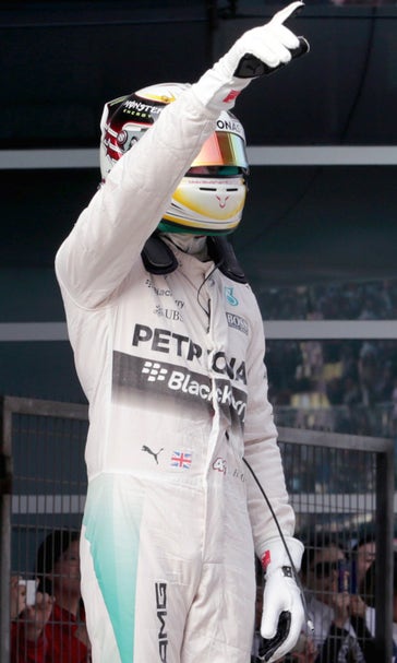F1: Hamilton holds off teammate Rosberg for Chinese GP pole